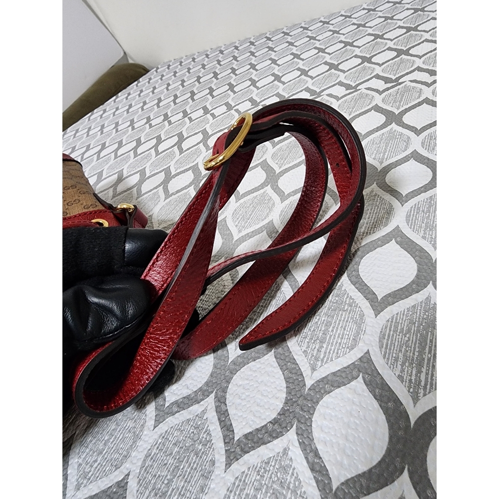 Gucci Doraemon x Gucci Coated Canvas Bucket Bag Mini - Picture 12 of 15